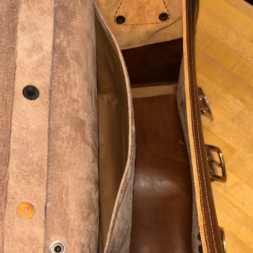 Saddleback Original Classic Brown Leather Men's Briefcase
